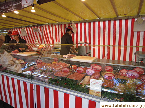 Minced meat and sausages