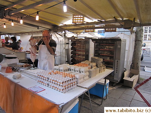 This man makes rotisserie chicken