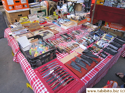 Knives stall