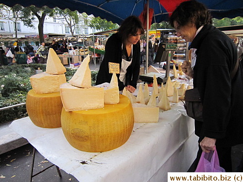 Cheese stall