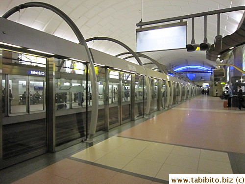 Chatelet Station platform