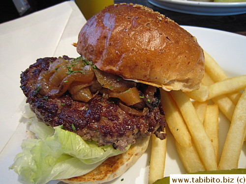 Hamburger (regular) 1000Yen/US$12
