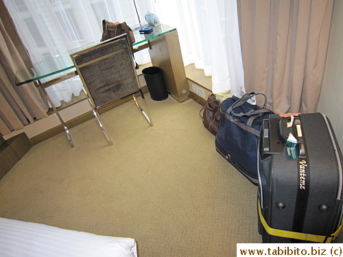 Enough room to put luggage