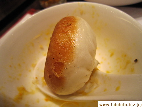 Crispy but the pork filling tasted off