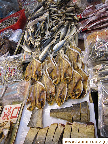 Wanted to buy salted fish but afraid the smell would be too strong (too hard to sneak past customs!)