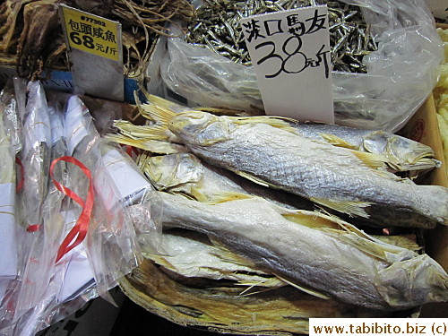 Salted fish is easily found