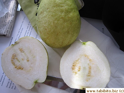Guava though very fragrant, not terribly sweet