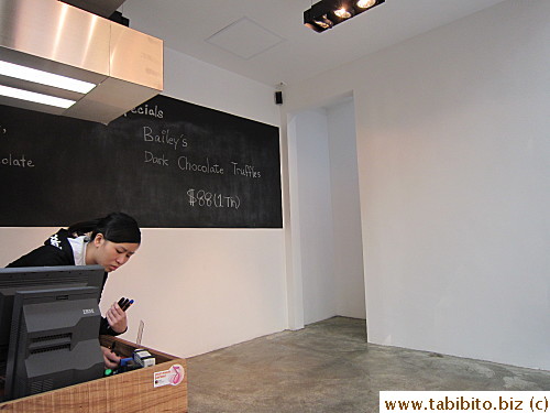 No place to eat inside but the nice staff said we could sit on the window sill to eat my ice cream