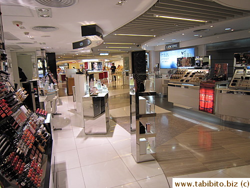 leading to the basement of Seibu store