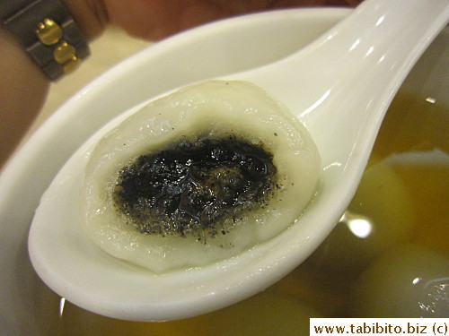 Black sesame filling