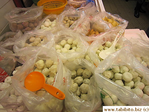 C got tons of fish balls there