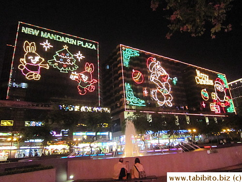 Lots of Christmas lights