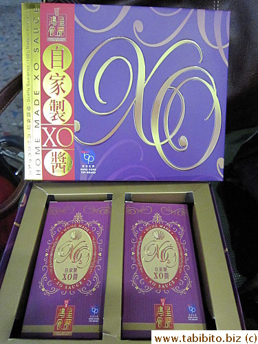 At the airport dutyfree shop, bought a pair of XO sauce