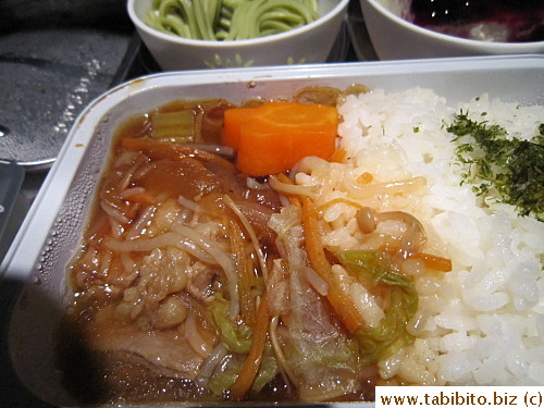 The beef was TERRIBLE, it had that gamy taste of lamb, yuck!