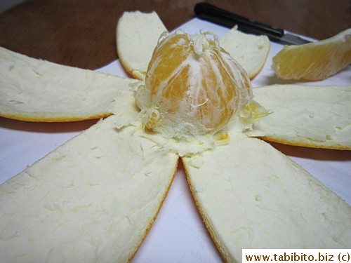It had a large baby orange inside
