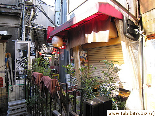 turn left onto this alley and you will soon see the restaurant ahead