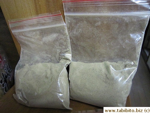 She got this black pepper freshly ground in a Chinese herb store