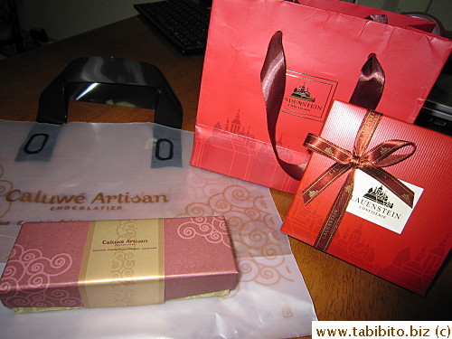 Valentine's chocolate from secretaries