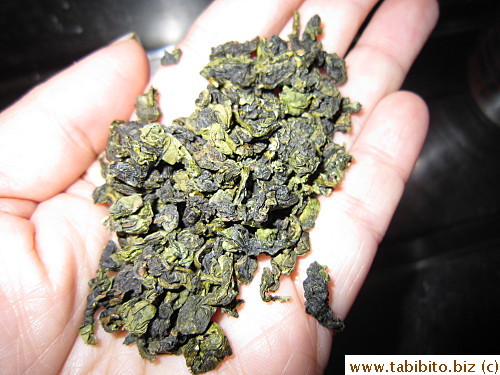 Leaves curled into little balls