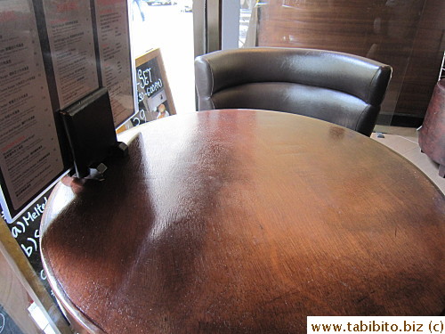 Scored a good table by the window