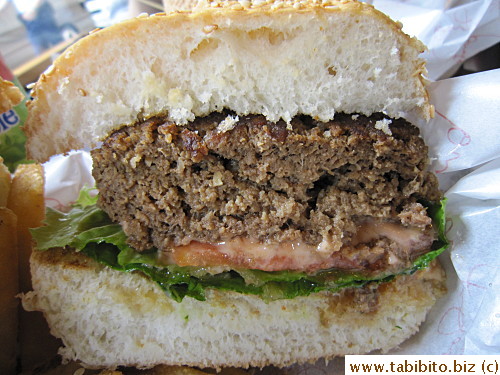 Patty was meatloaf-like