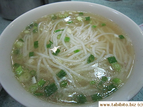 Chewy springy noodles
