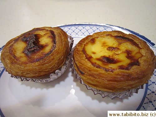 KL likes their Portuguese egg tarts