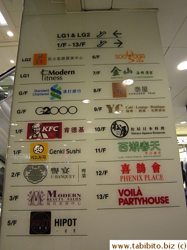 Quite a few restaurants in there
