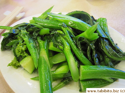 Stirfried Chinese broccoli