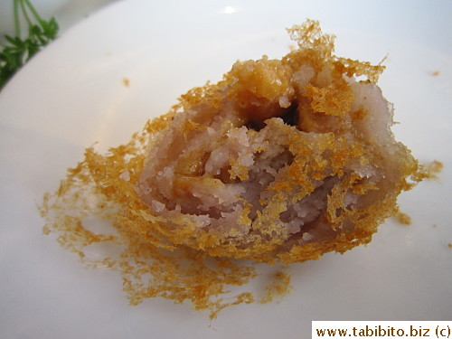 The taro was very creamy
