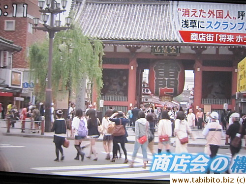 Hope tourists return to Asakusa soon
