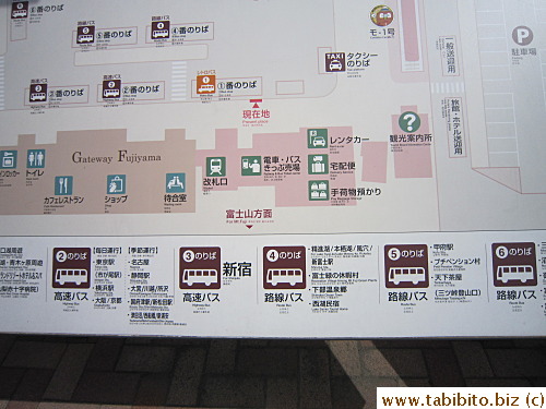 Easy-to-understand information outside the station (that is if you read Japanese)