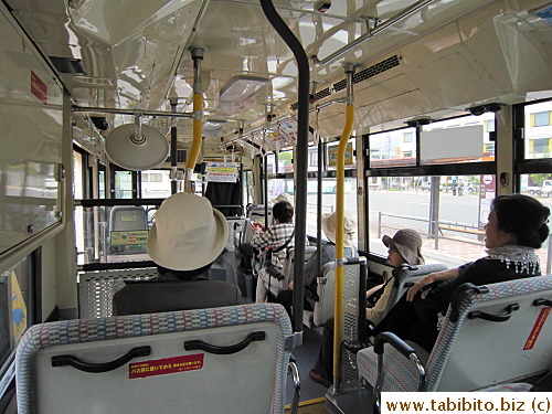 Inside the big bus