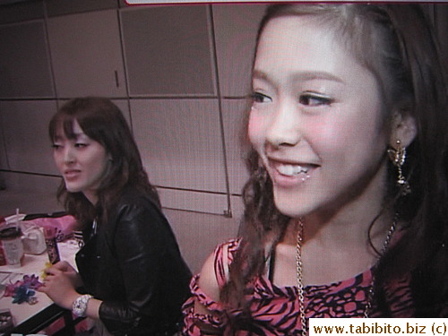 The daughter looks exactly like her mom