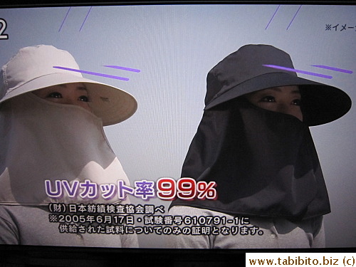 Many Japanese women cover up in summer to avoid getting tanned, but these sun covers are ridiculous!