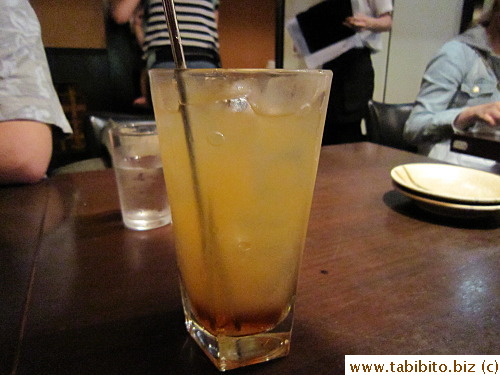 Don't remember what kind of drink KL got, but I took a sip and didn't like it