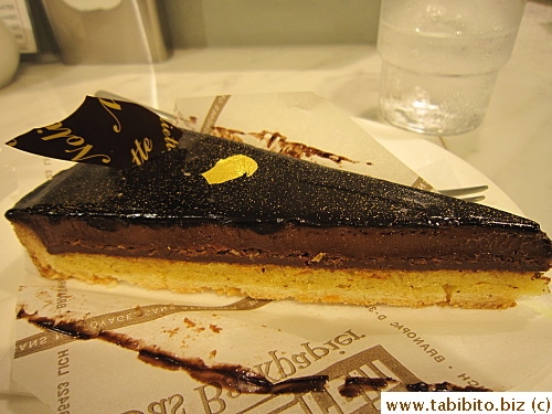 I liked my chocolate tart, especially the many unidentifiable crunchy bits in it