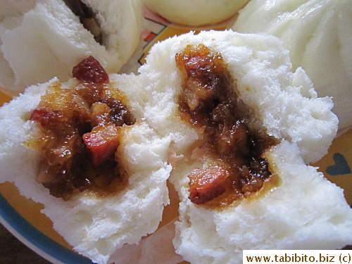 The bun part in Charsui bun is 99% near the real thing, sadly the filling is not