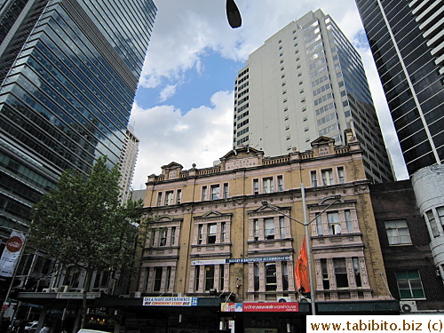 Just a very old backpackers hotel amidst modern highrises