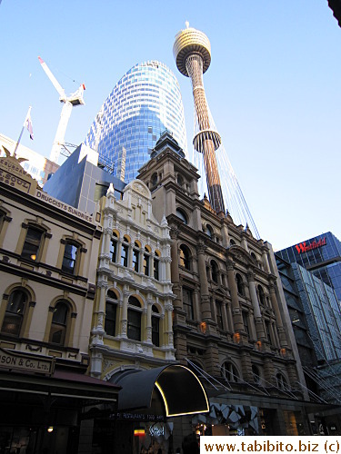 Sydney Tower is in the middle of it