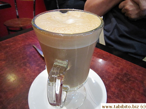 This could be David's flat white (not sure)