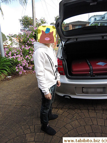 Serlina gave us a ride to the airport