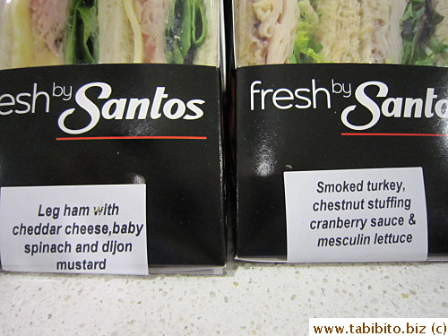 Ham and turkey sandwich