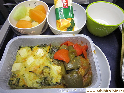 Dinner: Vegetable and cheese bake