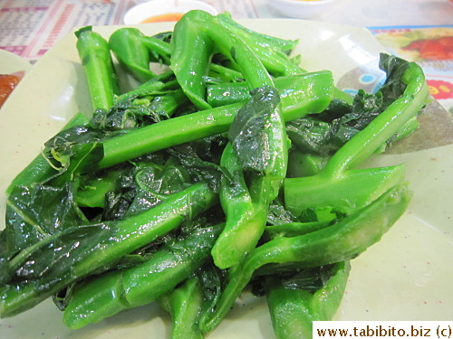 Stirfried Chinese broccoli