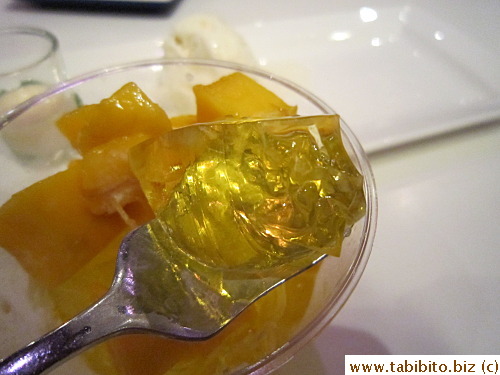 over mango jelly