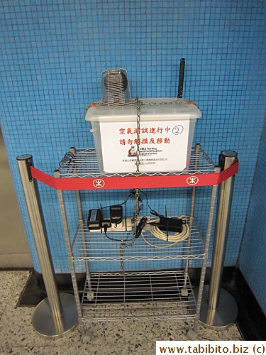Saw this thing in a MTR station that tests air pollution