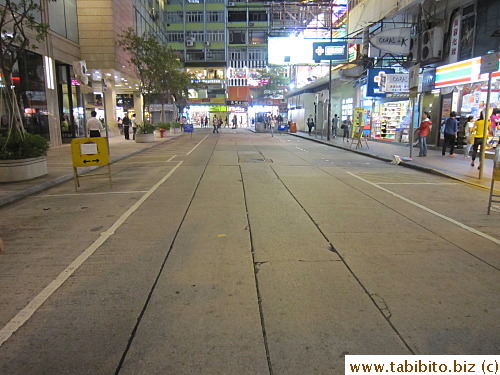 Roads in the Tsim Sha Tsui area were closed