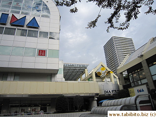 Shops above the station