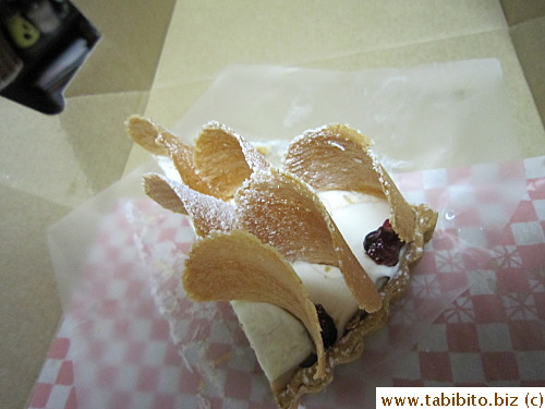 Chestnut chips (KL said this tart was very good)